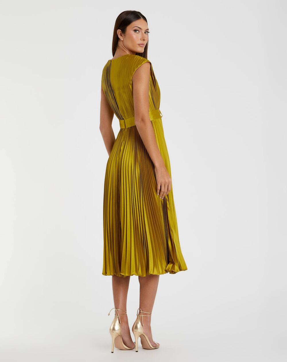 IEENA for Mac DUGGEL Gold Cocktail Dress, A42